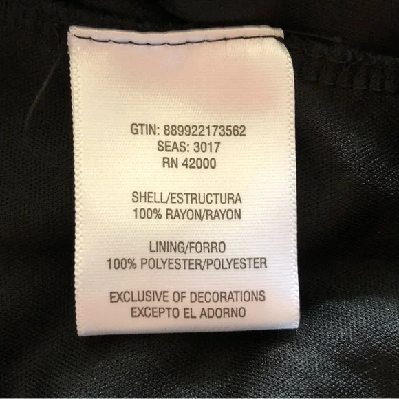 Adam Levine Mini Black Dress Size L Flowy A-Line Flare Whimsigoth Feminine - Picture 5 of 14